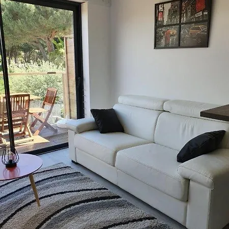 3 Pieces 4-6 Personnes, Clim, Terrasse Et Piscine Lägenhet
